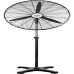 HEF-A750 210W 30 inç Siyah Alüminyum 3 Kanatlı Sanayi Tipi Ayaklı Vantilatör