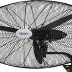 HEF-D750 210W 30 inç Siyah Alüminyum 3 Kanatlı Sanayi Tipi Duvar Vantilatörü