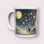 Heg Store Mickey Mouse Ailesi Baskılı Premium Kupa - Beyaz