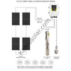 Hegel 110 V 13.5 A V1 DC Solar Dalgıç Pompa
