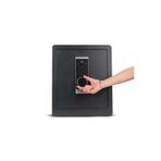 HEGI ELEKTRONİK ŞİFRELİ ÇELİK PARA KASASI 45X38X32 CM