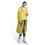 Hegi Sarı 0.15 mm Pvc Eva Yağmurluk Pardesü