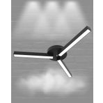Hegza Lighting Admira Plafonyer Siyah 6500K Beyaz Işık Modern Led Avize