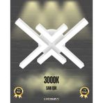 Hegza Lighting Arana (Beyaz Kasa, Sarı Işık) Ledli Modern Plafonyer LED Avize Salon Mutfak Oturma Odası Antre Hol Çocuk Odası LED