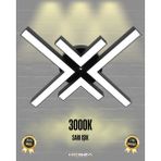 Hegza Lighting Arana (Siyah Kasa, Sarı Işık) Ledli Modern Plafonyer LED Avize Salon Mutfak Oturma Odası Antre Hol Çocuk Odası LED