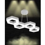 Hegza Lighting CATENA Ayarlanabilir Sarkıt LEDli Modern Gri Kasa Led Avize (3000K (Sarı Işık))