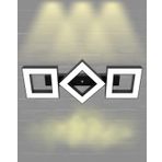 Hegza Lighting Compagno Plafonyer Siyah 3000K Sarı Işık Modern Led Avize