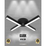 Hegza Lighting Contento (Siyah Kasa, Beyaz Işık) Ledli Modern Plafonyer LED Avize Salon Mutfak Oturma Odası Antre Hol Çocuk Odası LED
