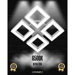 Hegza Lighting Diamante (Gri Kasa, Beyaz Işık) Ledli Modern Plafonyer LED Avize Salon Mutfak Oturma Odası Yatak Odası Antre Hol LED