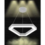 Hegza Lighting FETTA Ayarlanabilir Sarkıt LEDli Modern Gri Kasa Led Avize (3000K (Sarı Işık))