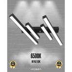 Hegza Lighting Grada (Siyah Kasa, Beyaz Işık) Ledli Modern Plafonyer LED Avize Salon Mutfak Oturma Odası Antre Hol Çocuk Odası LED