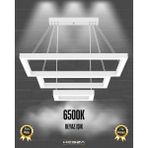 Hegza Lighting Hermano (Beyaz Kasa, Beyaz Işık) Ledli Modern Sarkıt Linear LED Avize Salon Mutfak Oturma Odası Yatak Odası Antre Hol LED