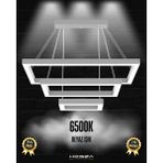 Hegza Lighting Hermano (Gri Kasa, Beyaz Işık) Ledli Modern Sarkıt Linear LED Avize Salon Mutfak Oturma Odası Yatak Odası Antre Hol LED