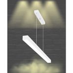 Hegza Lighting LİNEER-120 Ayarlanabilir Sarkıt LEDli Modern Beyaz Kasa Led Avize (3000K (Sarı Işık))
