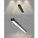 Hegza Lighting Lineer-120 Ayarlanabilir Sarkıt Siyah 4000K Doğal Beyaz Modern Led Avize