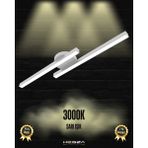 Hegza Lighting Marea ( Gri Kasa, Sarı Işık ) Ledli Modern Plafonyer LED Avize, Salon, Mutfak, Oturma Odası
