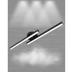 Hegza Lighting Marea Plafonyer Siyah 6500K Beyaz Işık Modern Led Avize