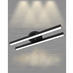 Hegza Lighting Mellizo Plafonyer Siyah 4000K Doğal Beyaz Modern Led Avize