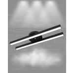 Hegza Lighting Mellizo Plafonyer Siyah 6500K Beyaz Işık Modern Led Avize