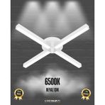 Hegza Lighting Molino (Beyaz Kasa, Beyaz Işık) Ledli Modern Plafonyer LED Avize Salon Mutfak Oturma Odası Antre Hol