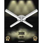 Hegza Lighting Molino (Gri Kasa, Sarı Işık) Ledli Modern Plafonyer LED Avize Salon Mutfak Oturma Odası Antre Hol