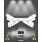 Hegza Lighting Osso (Beyaz Kasa, Beyaz Işık) Ledli Modern Plafonyer LED Avize Salon Mutfak Oturma Odası Antre Hol Çocuk Odası LED