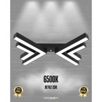 Hegza Lighting Osso (Siyah Kasa, Beyaz Işık) Ledli Modern Plafonyer LED Avize Salon Mutfak Oturma Odası Antre Hol Çocuk Odası LED