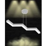 Hegza Lighting SEGA Ayarlanabilir Sarkıt LEDli Modern Gri Kasa Led Avize (3000K (Sarı Işık))