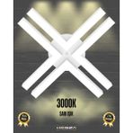 Hegza Lighting Timon (Beyaz Kasa, Sarı Işık) Ledli Modern Plafonyer LED Avize Salon Mutfak Oturma Odası Antre Hol Çocuk Odası LED