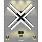 Hegza Lighting Timon (Siyah Kasa, Sarı Işık) Ledli Modern Plafonyer LED Avize Salon Mutfak Oturma Odası Antre Hol Çocuk Odası LED