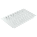 HEIBTENY 1 adet 150 mm alüminyum alaşım havalandırma ızgarası, dikdörtgen havalandırma ızgarası, dolap/elbise dolabı havalandırma ızgarası, havalandırma kapağı (150 x 250 mm)