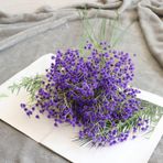 HEIBTENY 1 adet yapay yapay ipek Gypsophila çiçek düğün buketi ev dekorasyonu dekoratif yapay çiçek buketi yapay Gypsophila çiçekler (koyu mor)