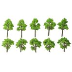 HEIBTENY 100 Adet 4 cm Model Ağaçlar Model Ağaçlar Minyatür Tren Ağaçlar Demiryolu Manzara Diorama Ağaç Mimarisi Ağaçlar Mini Manzara Plastik Ölçek Sahnesi