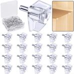 HEIBTENY 100 adet 4,6/5 mm raf zemini taşıyıcı, beyaz raflar, dolap kalemleri, raf tutucu, mobilya ayırma duvarları, çiviler, küçük raflar, destek çivileri (orta)