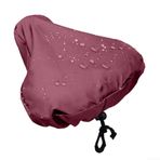 HEIBTENY Bisiklet selesi yağmur koruması, sele örtüsü, sele kaplaması, sele minderi, yağmura dayanıklı, yansıtıcı ve koruyucu (pembe)