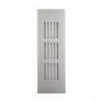 HEIBTENY Dikdörtgen Havalandırma Izgarası Kapağı Banyo Kapıları ve Bilgisayar Dolapları için Uygun (50x150mm)