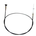 HEIBTENY Karbüratör Jikle Kablosu, Bisiklet Push-Pull-Pull-Choke Gaz Teli, Jikle Kablosu Marş Valfi Piston Kiti, Motor Devri veya Jikle Kontrolü için (1,5 metre)