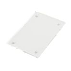 HEIBTENY Manyetik resim çerçevesi, 5,5 x 8,2 cm, akrilik cam, şeffaf akrilik fotoğraf çerçevesi, manyetik poster standı, mıknatıslı fotoğraf çerçevesi, fotoğraf, akrilik fotoğraf çerçevesi