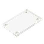 HEIBTENY Manyetik resim çerçevesi, 6 x 9 cm, akrilik cam, şeffaf akrilik fotoğraf çerçevesi, manyetik poster standı, mıknatıslı fotoğraf çerçevesi, fotoğraflar, akrilik fotoğraf çerçevesi