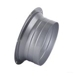 HEIBTENY Metal havalandırma flanşı, hava tahliye flanşı, hava çıkışı, hava tahliye flanşı adaptörü, yuvarlak boru flanşı, alüminyum boru bağlantısı (110 mm)