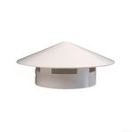HEIBTENY Performanstan Ödün Vermeden Maksimum for Koruma PVC Havalandırma Kapağı, 75 160mm Boru (110mm)