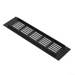 HEIBTENY Sağlam Alüminyum Dikdörtgen Dolap Dolap Hava Havalandırma Kapağı (60x225mm)