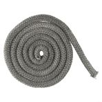 HEIBTENY Siyah Soba Kapı Contası, 1416mm Fiberglas Kordon, Odun Sobaları için Yangın Halatı (16mm)