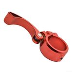 HEIBTENY Tam alüminyum bisiklet sele desteği kelepçesi, 31 8 mm / 33 9 mm sele boruları için gelişmiş uyumluluk, çoğu bisiklet sele desteği için (41 mm kırmızı)