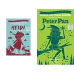 Heidi: Kısaltılmış Metin & Peter Pan (Kısaltılmış Metin): İş Çocuk Klasikleri 100 Temel Eser (2 Kitap Set)