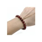 Heii Doğal Taş Kırmızı Jasper Bileklik - 8 mm - Sevinç Mutluluk Enerjisi Yükseltme HEİİ7775207410041B