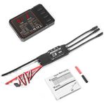 Heiikiuy 30A Brushless ESC 2-3S Lipo Support BEC Output with Programming Card for RC Car Boat Aircraft DIY Parts