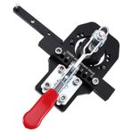 Heiikiuy Woodworking 35mm Hinge Hole Opener Door Panel Hinge Drilling Locator Hinge Hole Opener Woodworking Hinge Hole Opener Hinges Installation Auxiliary Tool Black