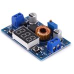 Heiikiuy XL4015E Voltage Adjustable Voltage Reduction Power Module with Voltmeter Digital Display 5A High-Power 75W DC Board