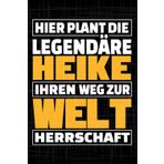 Heike: Personalisierter Kalender & Planer 2025 / Vorname Heike / 156 Seiten / Softcover / A5